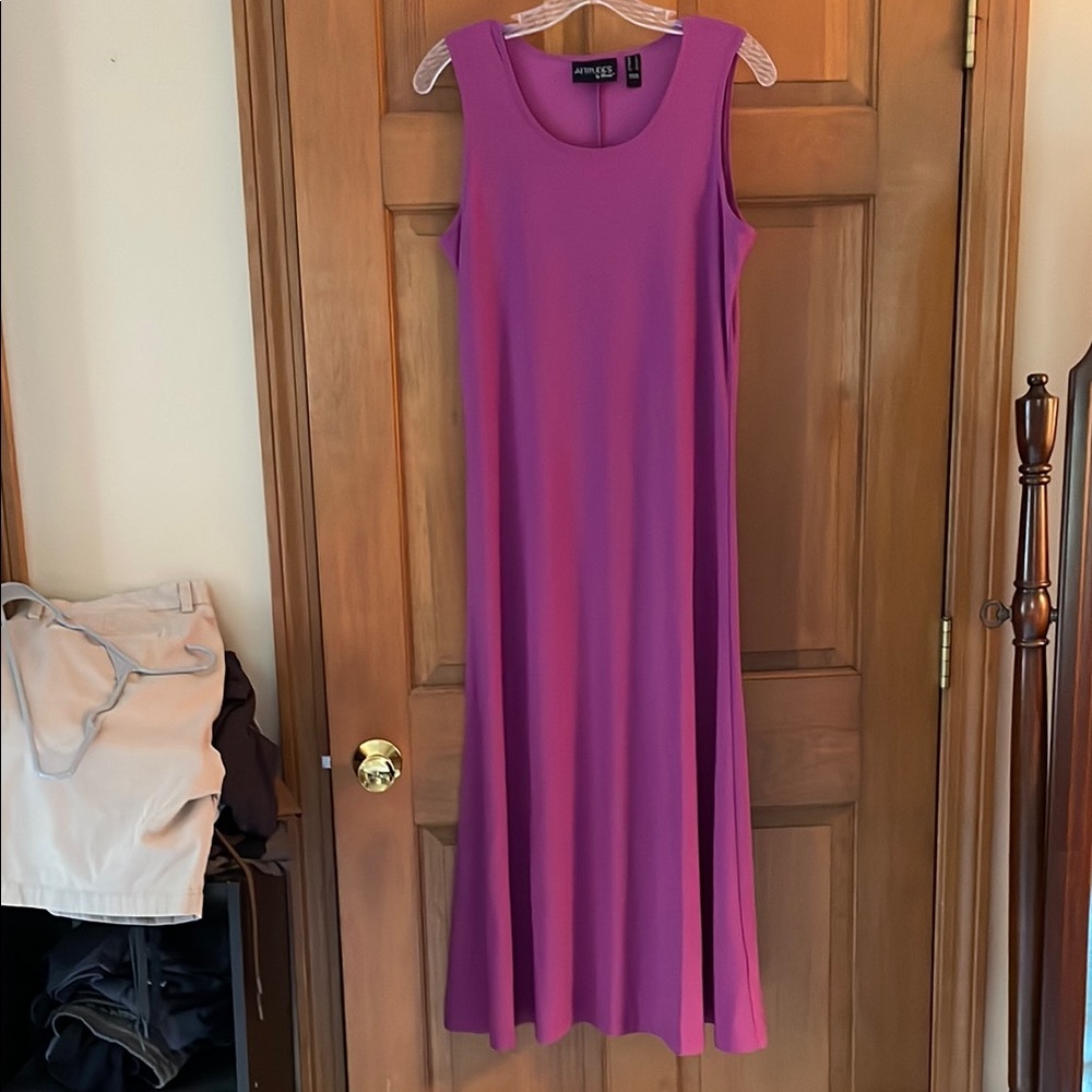 Attitudes by Renee Purple Maxi Dress